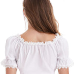 Zeagoo Dirndl Blouse Women's Costume Blouse (DE Only)