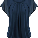 Zeagoo Women's Blouse Batwing Blouse Shirts (DE Only)