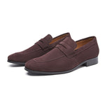 Toby Sullivan | Suede Penny Loafers For Men