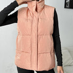 Zeagoo Women Puffer Vest Winter Warm Zip Up Padded Outerwear