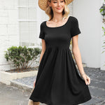 Zeagoo Summer Dress Women's Dresses Short Sleeve Dress (DE Only)