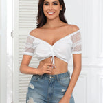 Zeagoo Dirndl Blouse Women's Lace Dirndl Blouse (DE Only)