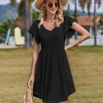 Zeagoo Summer Dress Women's Short Sleeve Dresses (DE Only)