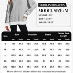 Zeagoo Sweater Casual Long Sleeve Color Block Loose Pullover