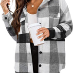 Zeagoo Women's Checked Shirt-Jacket (DE Only)