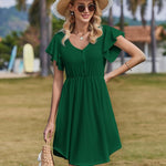 Zeagoo Summer Dress Women's Short Sleeve Dresses (DE Only)
