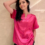 Satin Silk Blouse Tops - Zeagoo (Us Only)
