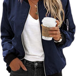 Zeagoo Short Bomber Jacket