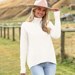 Zeagoo Pullover Women's Turtleneck Elegant Long Sleeve Jumper