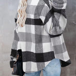 Zeagoo Women's Checked Shirt-Jacket
