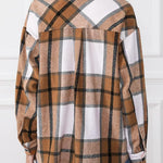 Zeagoo Women's Checked Shirt-Jacket