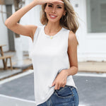Zeagoo Sweater Vest Women Crew Neck Sleeveless Tank Tops
