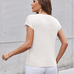 Zeagoo Sleeveless Cape Sleeve Knit Ribbed Tank Tops