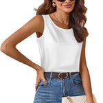 Zeagoo Satin Top Women's Elegant Silk Top Basic Blouse (DE Only)