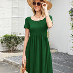 Zeagoo Summer Dress Women's Dresses Short Sleeve Dress (DE Only)