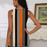 Zeagoo Tank Tops Square Neck Loose Fit Side Split Flowy Shirts
