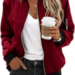 Zeagoo Short Bomber Jacket