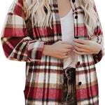 Zeagoo Women's Checked Shirt-Jacket