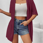 Zeagoo Short Sleeve Crochet Kimonos Open Front Cover Ups