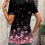 Zeagoo Short Sleeve Shirts Dressy Tops with Pleats