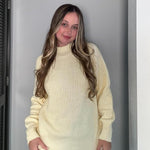 Zeagoo Women's 2024 Fall Turtleneck Sweaters Loose Knit Pullover