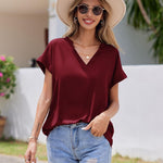 Zeagoo Women's Blouses Elegant Chiffon T-Shirt (DE Only)