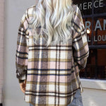 Zeagoo Women's Checked Shirt-Jacket (DE Only)
