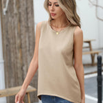Zeagoo Sweater Vest Women Crew Neck Sleeveless Tank Tops