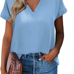 Zeagoo Women's Blouses Elegant Chiffon T-Shirt (DE Only)