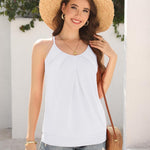 Zeagoo Tank Top Damen Sommer Neckholder Oberteile (DE Only)