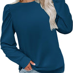 Zeagoo Tunic Tops for Women Casual Crew Neck Pullover