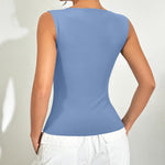 Zeagoo Going Out Tops Slim Fit Sleeveless Crop Tank Tops