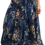 Zeagoo Skirt Long Elegant Skirts High Waist Maxi Skirt (DE Only)