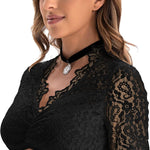 Zeagoo Dirndl Blouse Women's Lace Short Sleeve Blouse (DE Only)