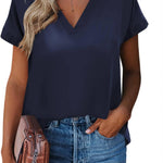 Zeagoo Women's Blouses Elegant Chiffon T-Shirt (DE Only)