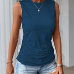 Zeagoo Ruched Tank Tops Dressy Casual Shirts