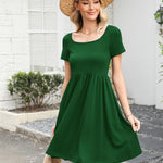 Zeagoo Summer Dress Women's Dresses Short Sleeve Dress (DE Only)