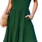 Zeagoo Summer Dress Women's Dresses Short Sleeve Dress (DE Only)