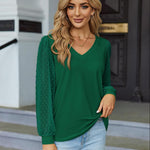 Zeagoo Women's Blouses Elegant Long Sleeve Tunic Tops (DE Only)