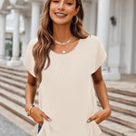 Zeagoo Short Sleeve Sweater Knit Going Out Sweater Tops