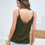 Zeagoo Tank Top V-Neck Sleeveless Summer Tops (DE Only)