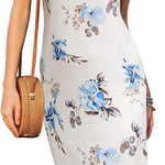 Zeagoo Maxi Dresses Summer Dress Sleeveless Beach Dress (DE Only)
