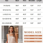 Zeagoo Silk Satin Tank Tops Scoop Neck Sleeveless Tops