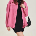 Zeagoo Jean Jackets Ripped Stretchy Denim Jean Jacket