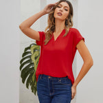 Zeagoo Women's Blouses Elegant Chiffon T-Shirt (DE Only)