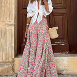 Zeagoo Women's Boho Maxi Skirt Casual A Line Long Skirt