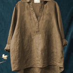 Andrea Linen Blouse