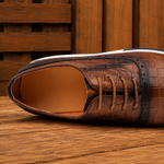 Premium Croc Embossed Sneakers