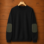 Elbow Patch Crewneck Sweatshirt