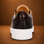 Woven Leather Sneakers